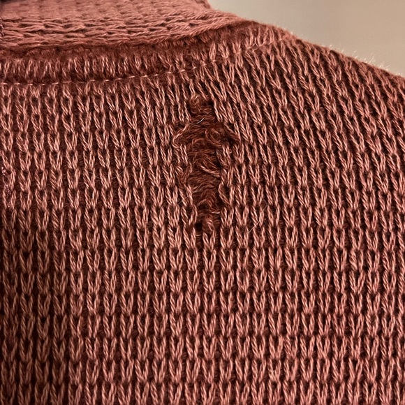 NWT Free People Chamomile Oversized Boho Sweater Cardigan Washed Acorn Large - Picture 14 of 14